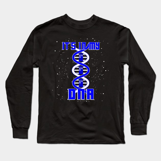 DNA TARDIS Long Sleeve T-Shirt by ikaszans